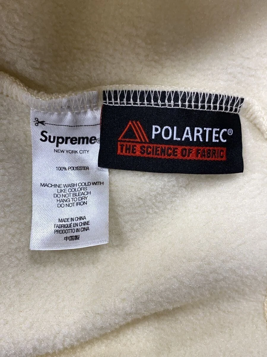 Felpa Supreme con cappuccio L poliestere panna usata