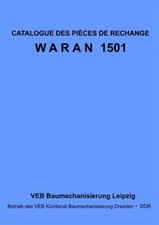 300503 Ersatzteilliste Dumper Waran 1501 Leipzig