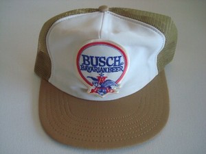 BUSCH BEER TRUCKER 90S GOLF BEACH SNAPBACK HAT CAP VINTAGE S5