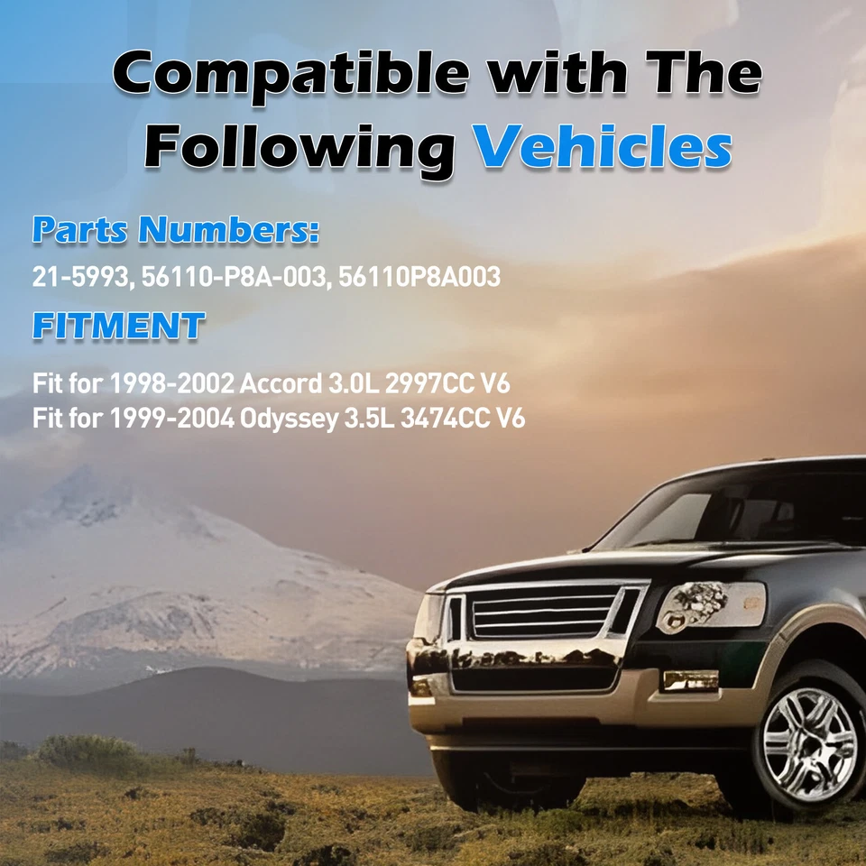 Bomba de direção hidráulica para 1998-02 Honda Accord Odyssey 3.0L 3.5L V6 21-5993 nova - Imagem 3 de 4