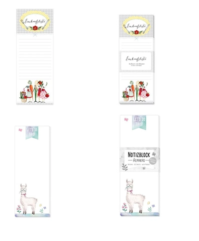 GRÄTZ VERLAG Kühlschrankblock Magnetblock Einkaufsblock Notizblock - Versch. Ausführungen