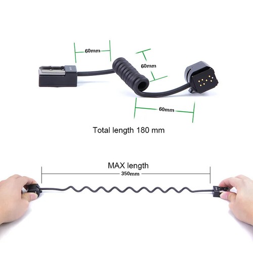 Lanparte Audio Adapter Cable for DMW-XLR1 Mic Adapter for Panasonic S1/GH5s/GH5 - Photo 2 sur 5