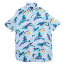 Camicia Hawaiian Da Uomo CLOCKHOUSE Blu A Fiori L
