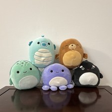 Squishmallows 5 in. Sea Creatures Lot 5 pcs
