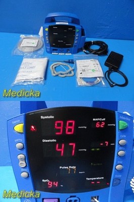 2005 GE DINAMAP ProCare 400 Patient Monitor w/ NEW Battery, Leads & PSU ~ 39733