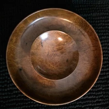 Elegant Myrtle Burl Wood Centerpiece Table Decor for Any Occasion