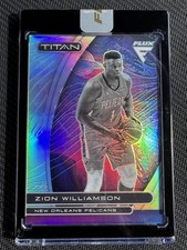 Zion Williamson 2020-21 Flux Titan Veterans Silver #12 Encased - Uncirculated