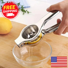 Stainless Steel Kitchen Bar Lemon Orange Lime Squeezer Juicer Hand Press Tool