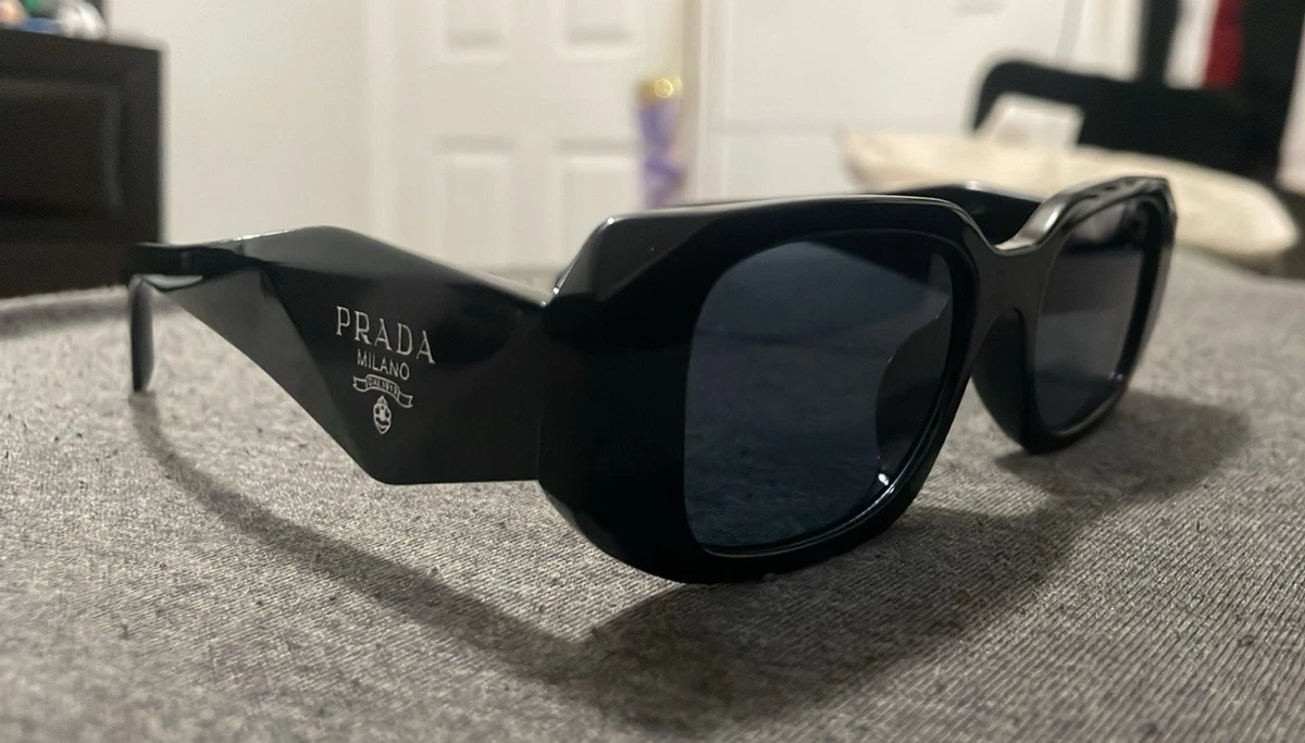PRADA Black Square Sunglasses for Women for sale | eBay