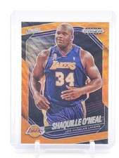 SHAQUILLE O'NEAL 2024-25 PRIZM BLACK LEGENDS ORANGE WAVE /60 #254 LAKERS A Q4244