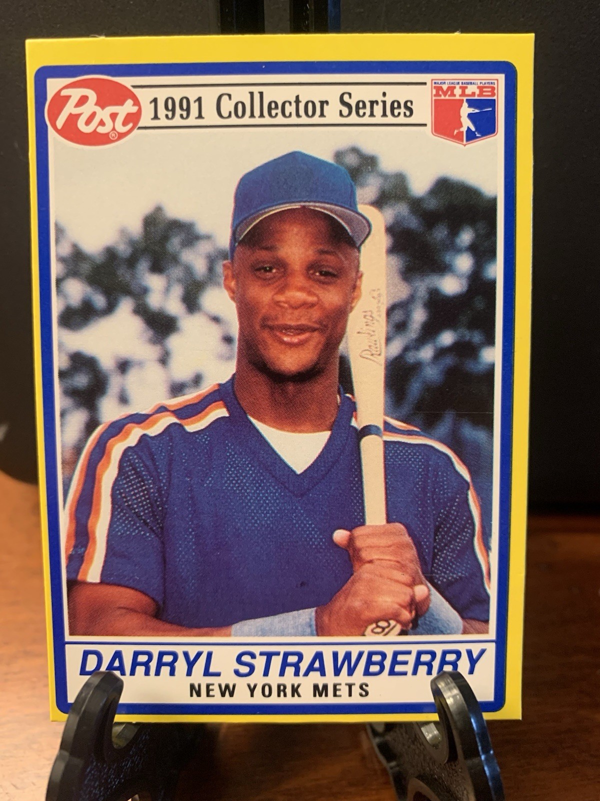 1991 Post Cereal #7 Darryl Strawberry New York Mets FREE SHIPPING