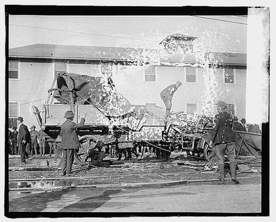 Photo:Walter Reed Wreck, October 13 1919