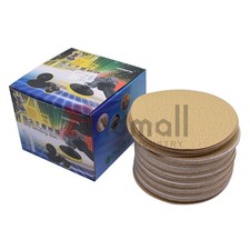 100 Pack NO-Hole Disc Flocking 6" 180 Grit  Hook Loop Pads Sanding 0.15 per gallon