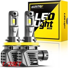 2PCS AUXITO H11 LED H8 Headlight Bulb Conversion White Kit Hi Lo Beam High Power