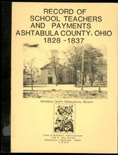 Record of School Teachers and Payments - Ashtabula County, Ohio 1828-1837