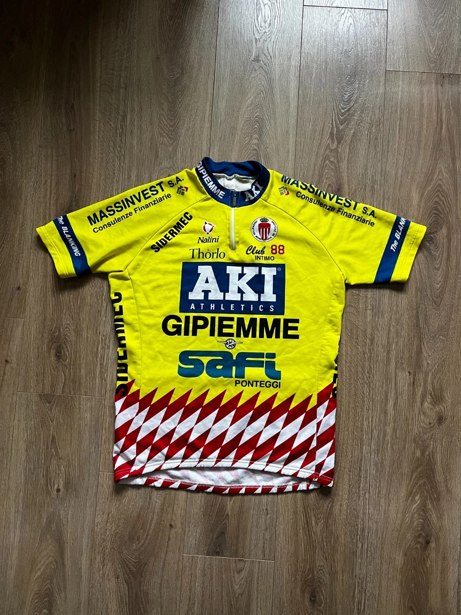 Maillot Cycliste Vintage Nalini Brescia Lat Liquigas Taille S