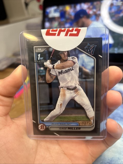 Gage Miller 1st Bowman 2024 Black 1/1
