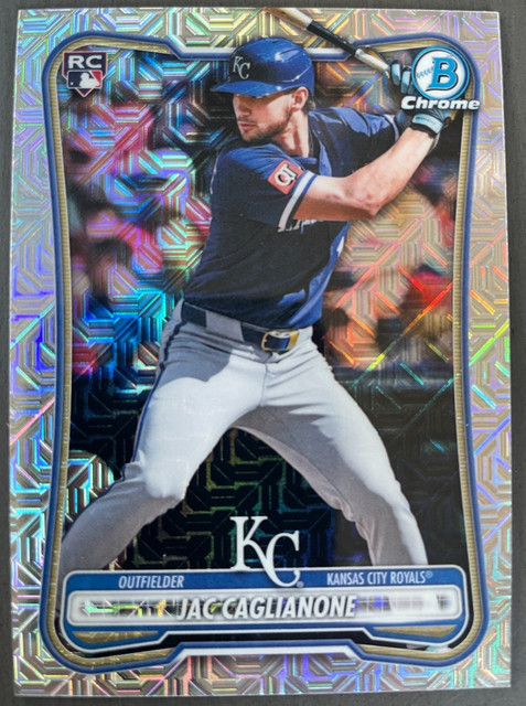 2026 Bowman Chrome Mojo Refractor Jac Caglianone RC #79 Kansas City Royals