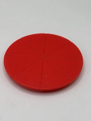 Vintage 1990 TMNT Technodrome Red Escape Hatch Cap Part Ninja Turtles Pizza