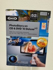 PhotoStory su CD & DVD 10 deluxe. Slideshow multimediale di alta classe nuovo con scatola