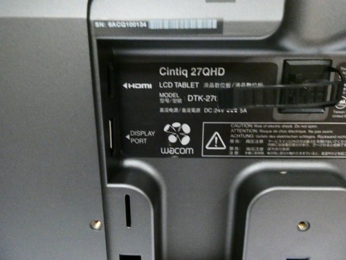 Wacom DTK-2700/K0-CX Cintiq 27 QHD Swift Pen Touch - Picture 14 of 17