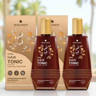 Bergamot Original Extra Hair Tonic 100ml bundle of 2