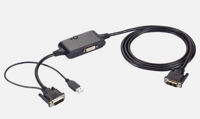 Black Box ACXSPL12-S DVI-D Splitter Cable | USB Powered | 1x2 | New in Box | TAA