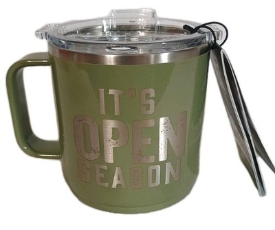 Orca Camper  Mug 16oz Green New Hunting Hunters Mug Open Season Hot Or Cold