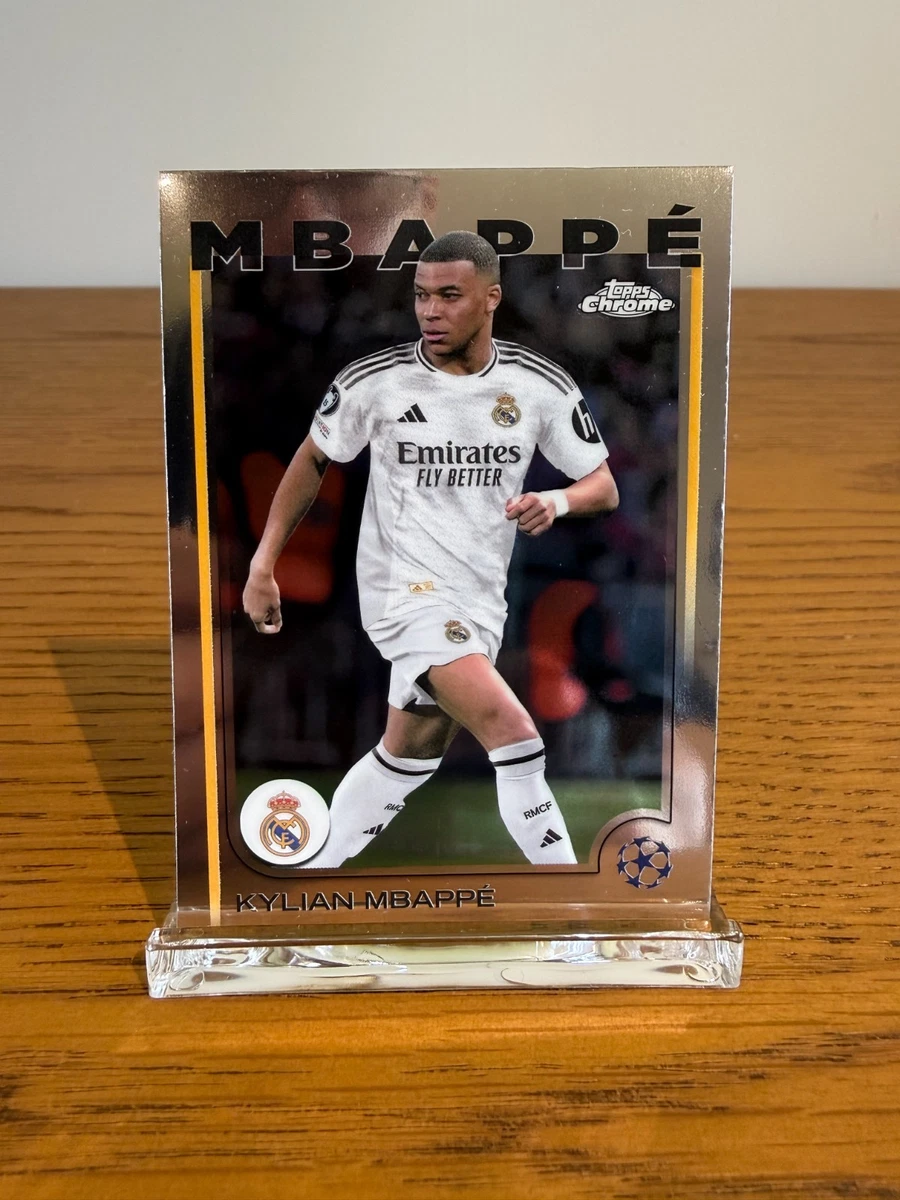25+ Topps Chrome Uefa Club Competitions 2024-25 Kylian Mbapp√© #1