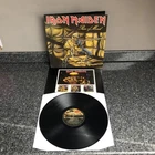 LP VINYL IRON MAIDEN ALBUM PIECE OF MIND 1983 UK 1ST PRESS EMA 800 EX+/EX+