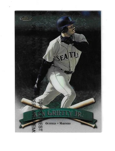 Ken Griffey Jr 1998 Topps Finest Card #100 W/Coating
