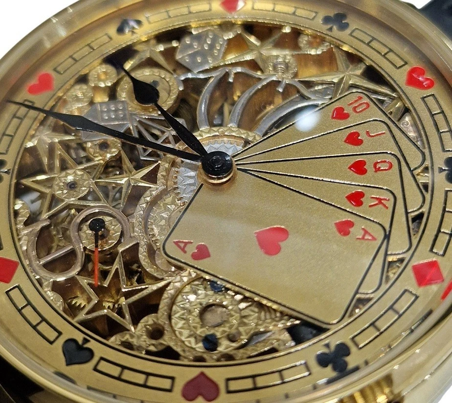 Reloj Esqueleto Edición Limitada 48mm Basado en un Movimiento de Reloj de Bolsillo Suizo Foto 4 de 4