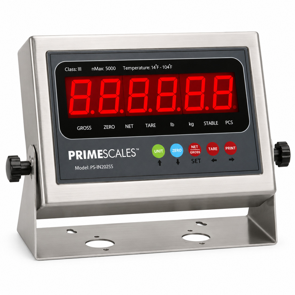 Prime Scales Indicator for Floor Scale NTEP Legal for Trade Stainless Steel