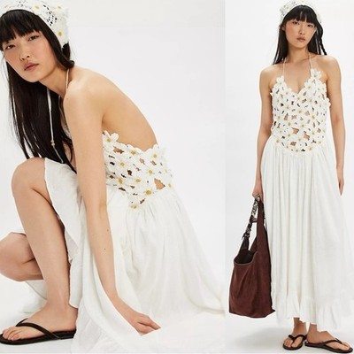 Bali Women's Spring Fling Maxi Dress - White