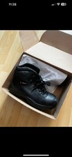 U-Power Lift S3 Leather Safety Work Boots, Water-Resistant, Lightweight, Size 10