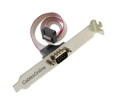 Cablesonline, DB9 Male to 10-Pin (2X5) IDC Female Motherboard Header Serial Adap