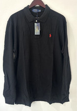 Polo Ralph Lauren Men s Long Sleeve custom fit Collared Shirt Black XL NWT