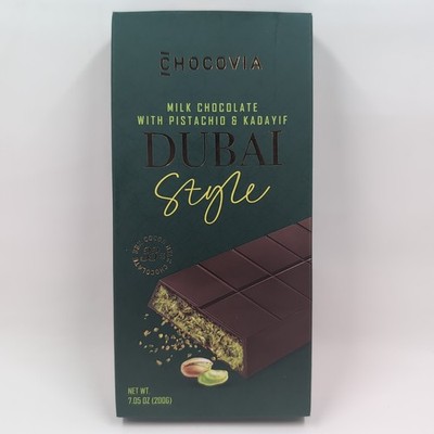 Chocovia Dubai Style Milk Chocolate Pistachio & Kadayif 7.05oz Free Ship 2026 