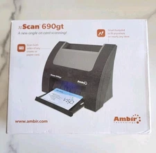 Ambir Ds690GT-AS NSCAN 690GT DUPLEX ID CARD SCANNER W/ AMBIRSCAN: VERTICAL HIGH