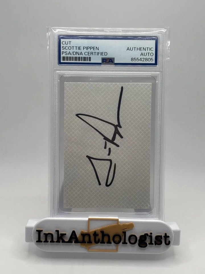 Scottie Pippen Autographed Cut PSA DNA - Image 2 of 3