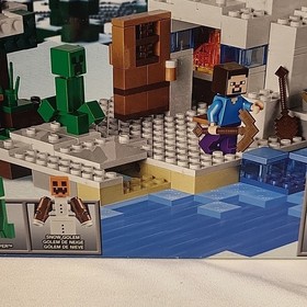 Lego Minecraft The Snow Hideout 21120 Brand New Sealed Front Box Wear Fast Ship