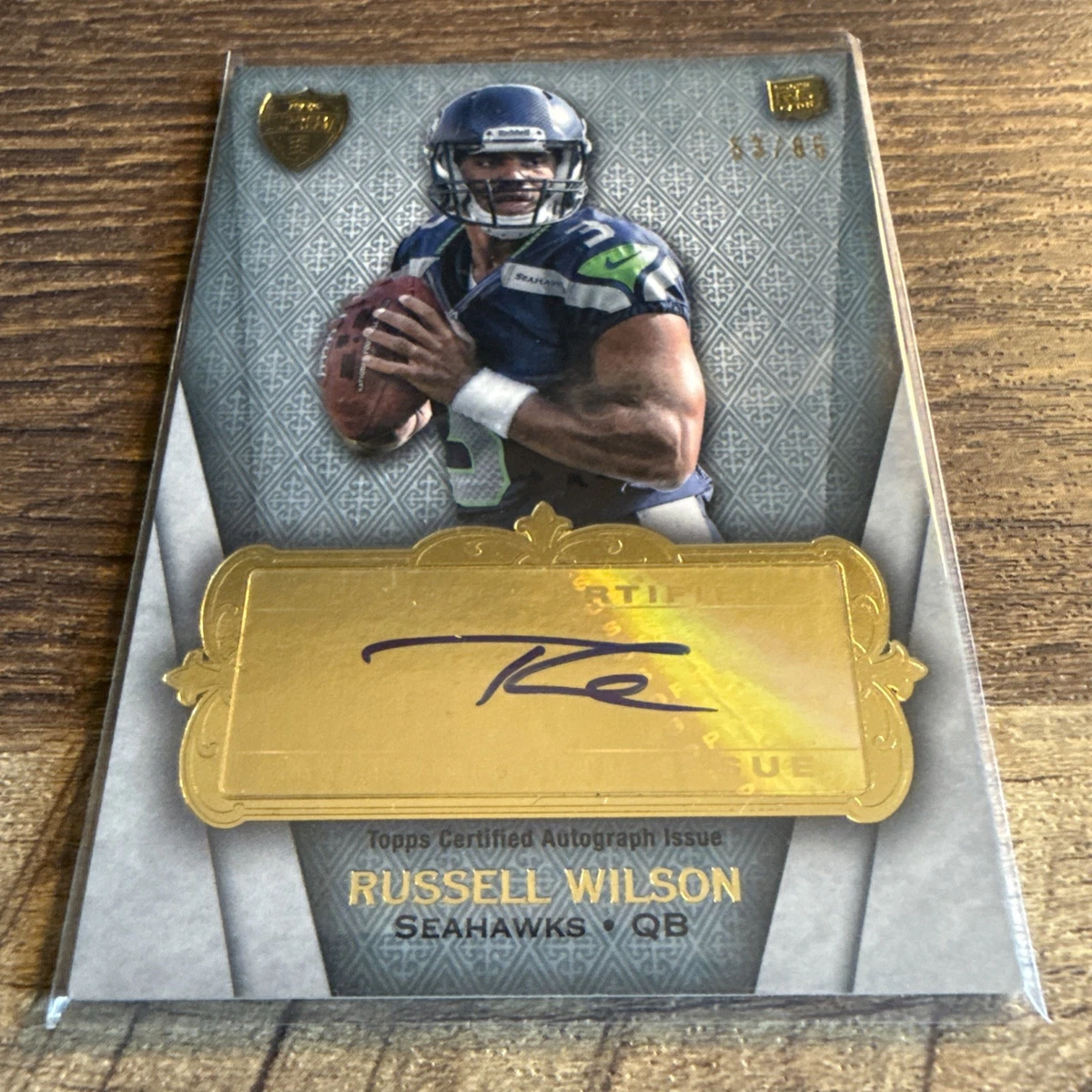 Russell Wilson Autograph Football Trading Cards for sale | eBay