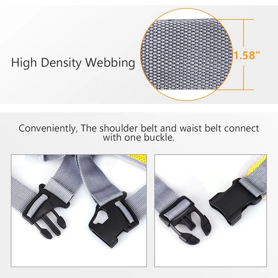 Arnés de seguridad para moto infantil con hebilla 4 en 1 material transpirable en... Foto 4 de 4