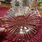 Vintage Anchor Hocking "Old Cafe" Pink Depression Glass Candy/Nut Serving Dish