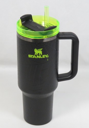 Stanley 40oz Tumbler Glow Spider Web Limited Ed Halloween Quencher H20 FlowState