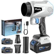 2025 Upgraded Leaf Blower Cordless - 800,000 RPM with 2 x 4.0Ah Batteries and...