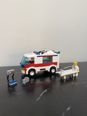 LEGO City Ambulance 7890 Near Complete