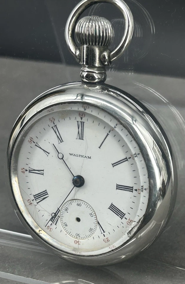 1898 WALTHAM Grade 820 Model 1883 15J SIZE 18S For Parts Or Repair PHILADELPHIA - Image 3 of 4