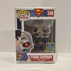 Funko Pop! Heroes: DC Cyborg Superman 346 (Funko Exclusive, Limited Edition)