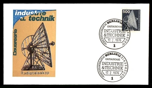 Mayfairstamps Germany FDC 1976 Large Satellite Radioteleskop First Day Cover aaw